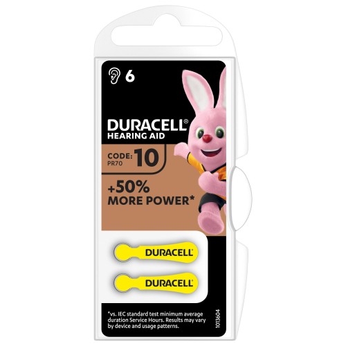 DURACELL DURACELL DA 10 CONF. 6