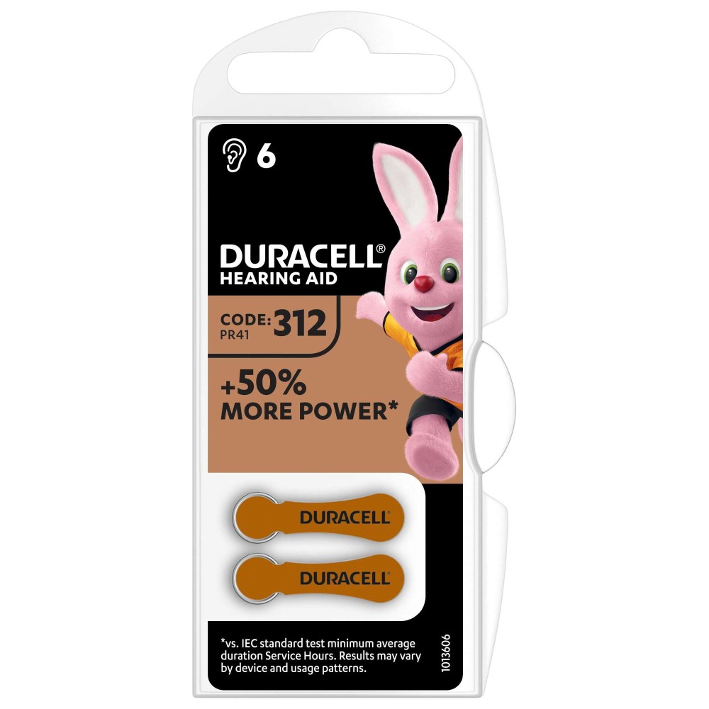 DURACELL DURACELL DA 312 N6 CONF. 6