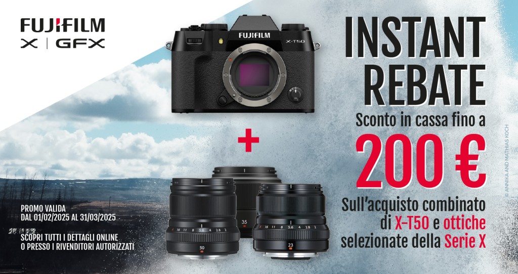  PROMO Fujifilm INSTANT Rebate X-T50